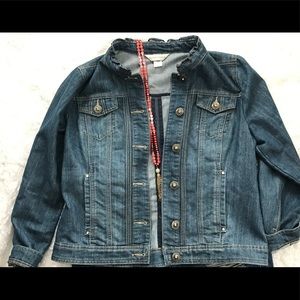 Christopher & banks denim jean jacket